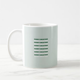 Frohe Weihnachten, grüne Weihnachten, Weihnachten Kaffeetasse