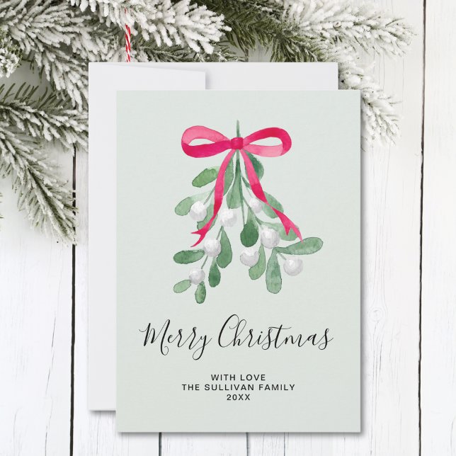 Frohe Weihnachten Grüner Mistelzweig (Von Creator hochgeladen)