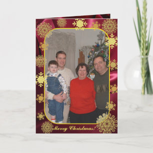 Frohe Weihnachten! Gruß-Karte, Einsatzbild Feiertagskarte