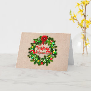 Frohe Weihnachten Grußkarte Gruß Karte