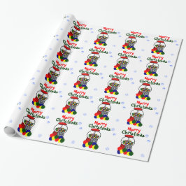 Frohe Weihnachten Gumballs Geschenkpapier
