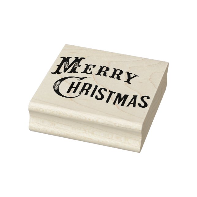 Frohe Weihnachten Gummistempel (Stempel)
