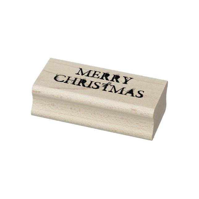 Frohe Weihnachten Gummistempel (Stempel)