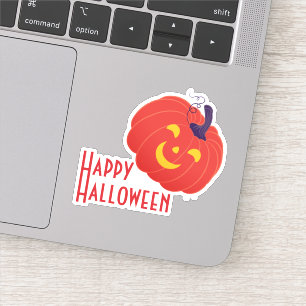 Frohe Weihnachten Halloween Neujahr  Aufkleber