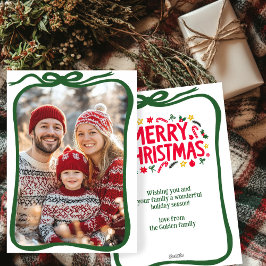 Frohe Weihnachten handGezeichnet CUSTOM-FOTO