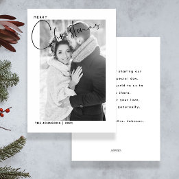 Frohe Weihnachten Handlettered Foto First Christma