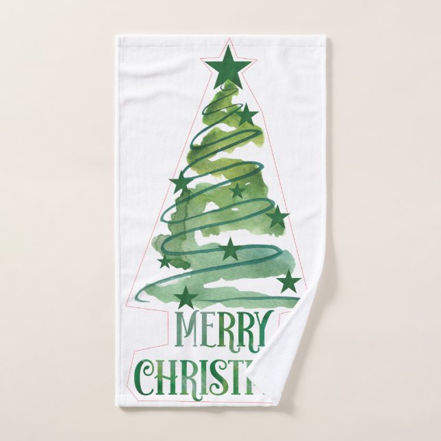 Frohe Weihnachten Handtuch (Handtuch)