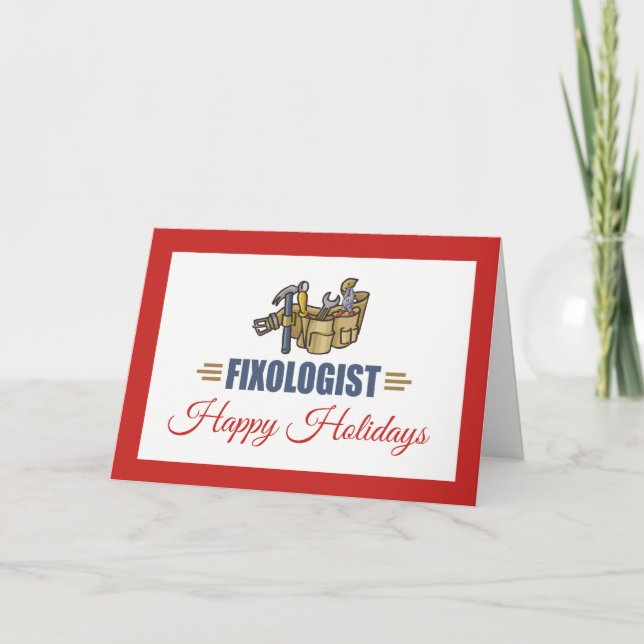 Frohe Weihnachten Handyman (Vorderseite)