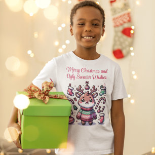 Frohe Weihnachten & hässliche Pullover Wünsche Ren