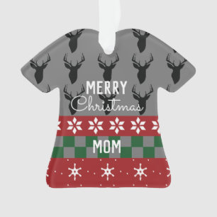 Frohe Weihnachten hässlicher Pullover Name Weihnac Ornament