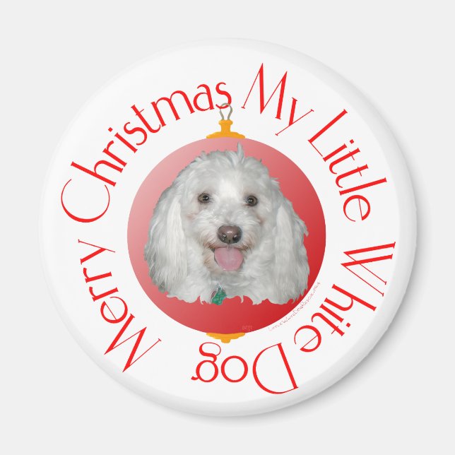 Frohe Weihnachten Havanese Magnet (Vorne)