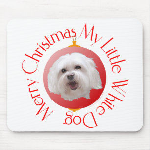 Frohe Weihnachten Havanese Mousepad