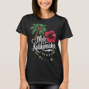 Frohe Weihnachten Hawaii Santa Hawaiian Merry Chri T-Shirt