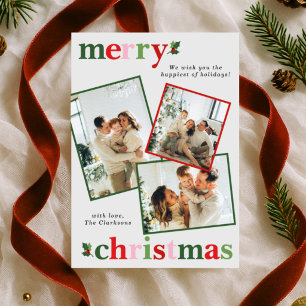 Frohe Weihnachten Hell Lustig Familie