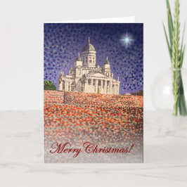 Frohe Weihnachten / Helsinki Kathedrale