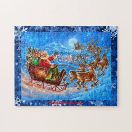 Frohe Weihnachten Herausforderung personalisieren  Puzzle