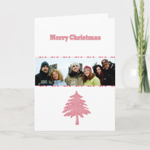 Frohe Weihnachten Herzen mit Ihrem Familienfoto