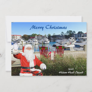 Frohe Weihnachten Hilton Head Island Hafen Stadt
