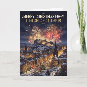 Frohe Weihnachten Historic Scotland Karte