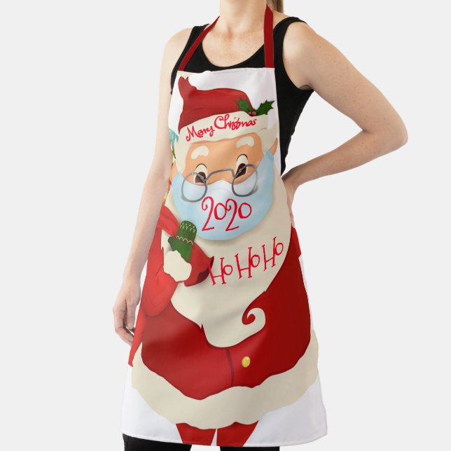 Frohe Weihnachten Ho Ho Ho Santa Schürze (InSitu)