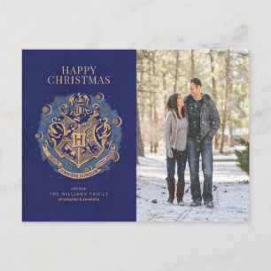 Frohe Weihnachten HOGWARTS™ Wappen Familienfoto