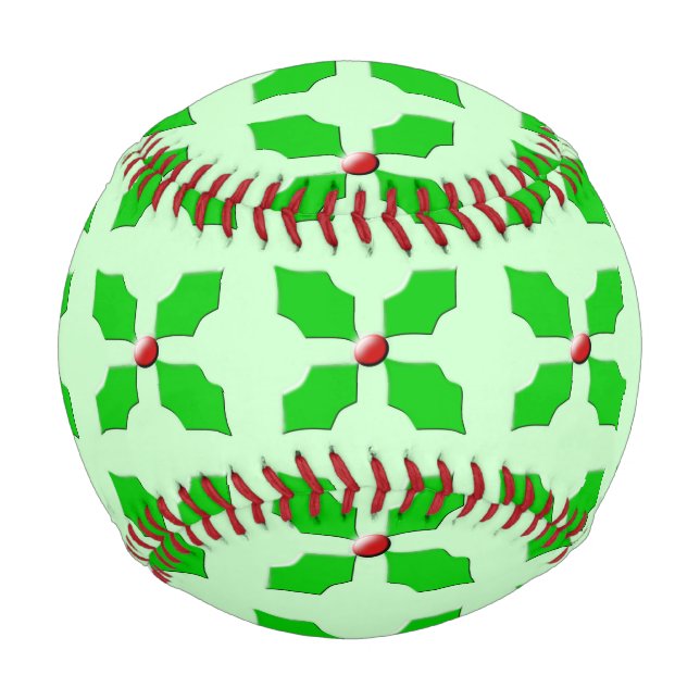 Frohe Weihnachten Holly Baseball (Vorderseite)