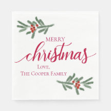 Frohe Weihnachten- Holly-Beeren, Fichte