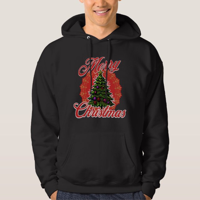 Frohe Weihnachten Hoodie (Vorderseite)
