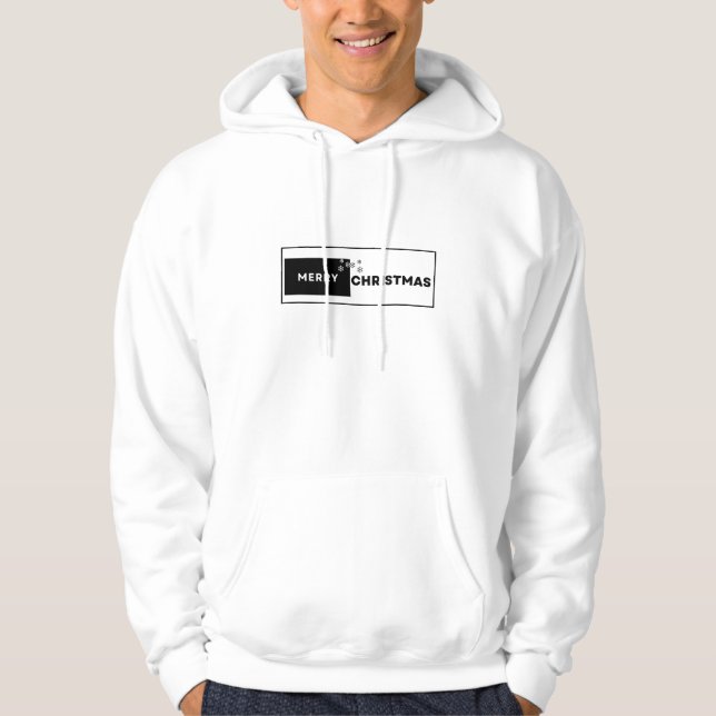 Frohe Weihnachten Hoodie (Vorderseite)