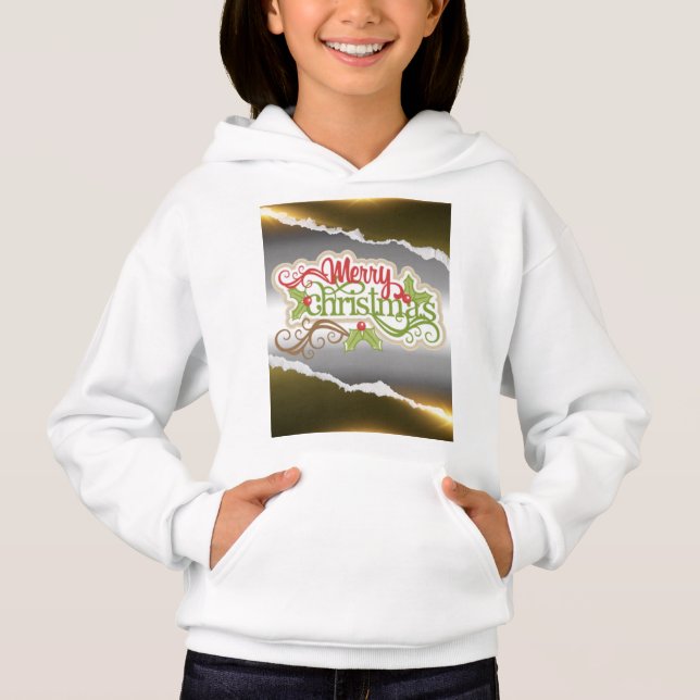 Frohe Weihnachten  Hoodie (Vorderseite)