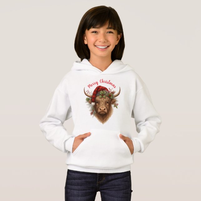 Frohe Weihnachten Hoodie (Vorne ganz)