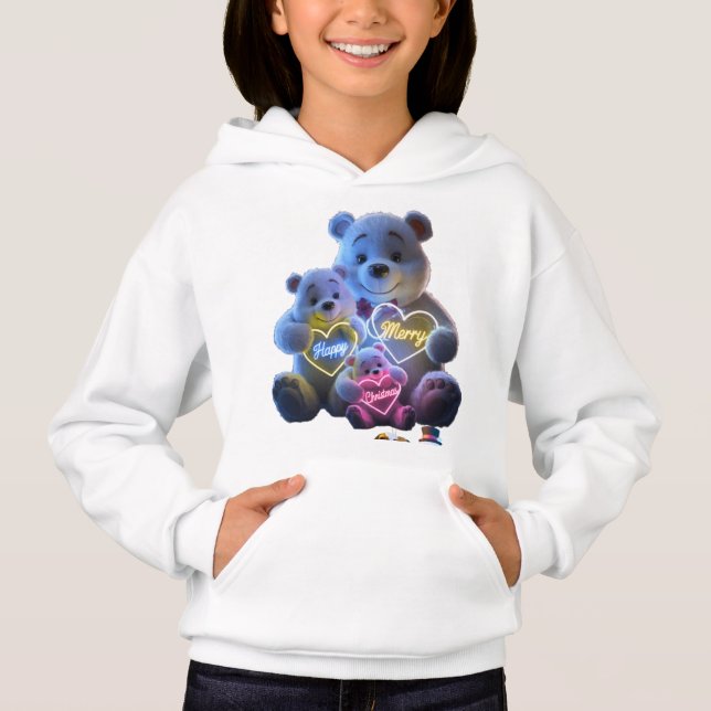 Frohe Weihnachten Hoodie (Vorderseite)