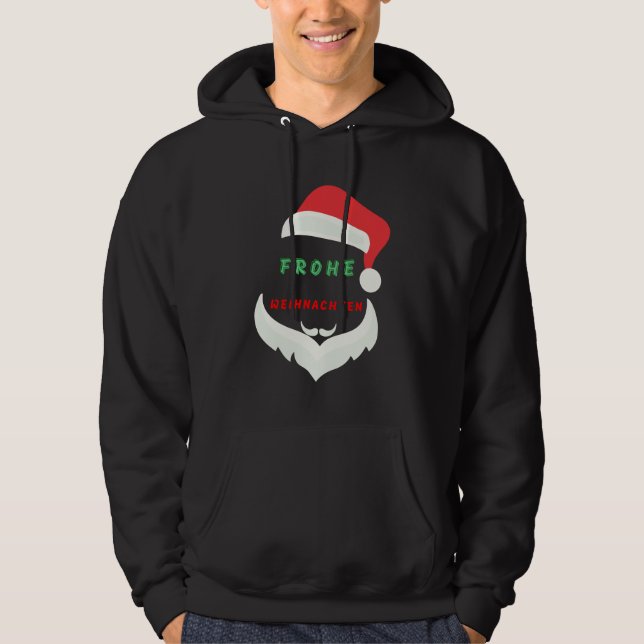 frohe weihnachten hoodie (Vorderseite)