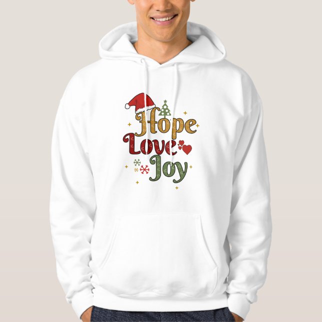 Frohe Weihnachten Hoodie (Vorderseite)