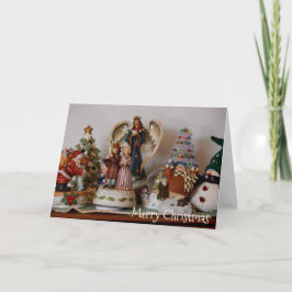 Frohe Weihnachten Hummel Figürchen-Feiertags-Karte