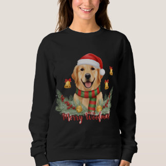Frohe Weihnachten Hunde Sweatshirt