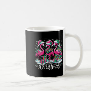 Frohe Weihnachten Hut Santa Flamingo Licht Weihnac Kaffeetasse