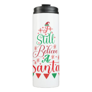 Frohe Weihnachten ich glaube noch immer an einen W Thermosbecher