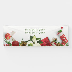 Frohe Weihnachten Ihr Text Banner