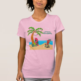 Frohe Weihnachten im Beach T - Shirt