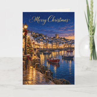 Frohe Weihnachten im Hafen von St Ives