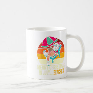 Frohe Weihnachten im Juli... Beaches Summer Christ Kaffeetasse