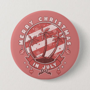 Frohe Weihnachten im Juli Button