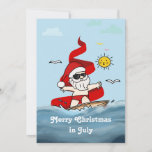 Frohe Weihnachten im Juli Surfen Weihnachtsmann<br><div class="desc">Sie suchen eine frische und spannende Art, Ihre Urlaubswünsche in dieser Saison zu äußern? Sehen Sie nicht weiter als unsere frohe Weihnachten im Juli Weihnachtsurlaub-Card! Diese clevere und spielerische Karte erfasst den Geist der Sommerferien und verbindet ihn nahtlos mit klassischen Weihnachtsmotiven und schafft so eine unvergessliche Grußkarte. Teilen Sie die...</div>