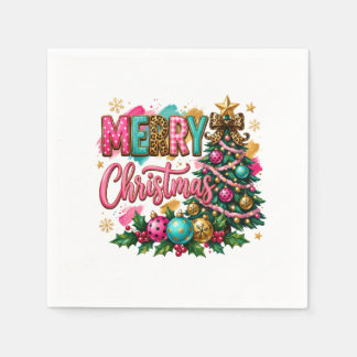 Frohe Weihnachten im Prepper-Stil Serviette