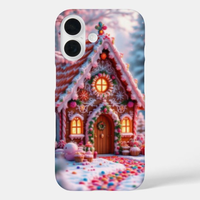 Frohe Weihnachten im Winter  Case-Mate iPhone Hülle (Rückseite)