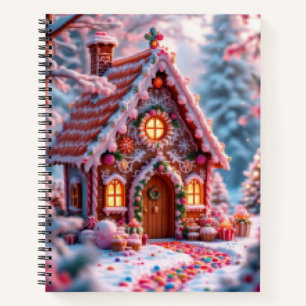 Frohe Weihnachten im Winter Notizbuch