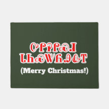 Frohe Weihnachten in Cherokee Begrüßungsmatte