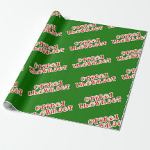 Frohe Weihnachten in Cherokee Wrapping Paper