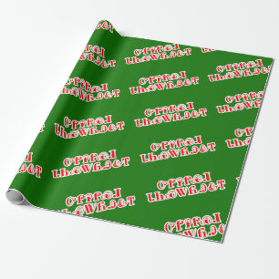 Frohe Weihnachten in Cherokee Wrapping Paper Geschenkpapier